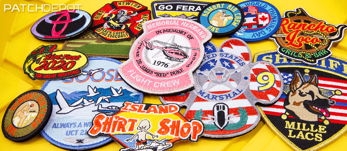 Custom Printed Patches - 100 - SEW orders ON - Your own artwork - Unlimited Colors - made in USA