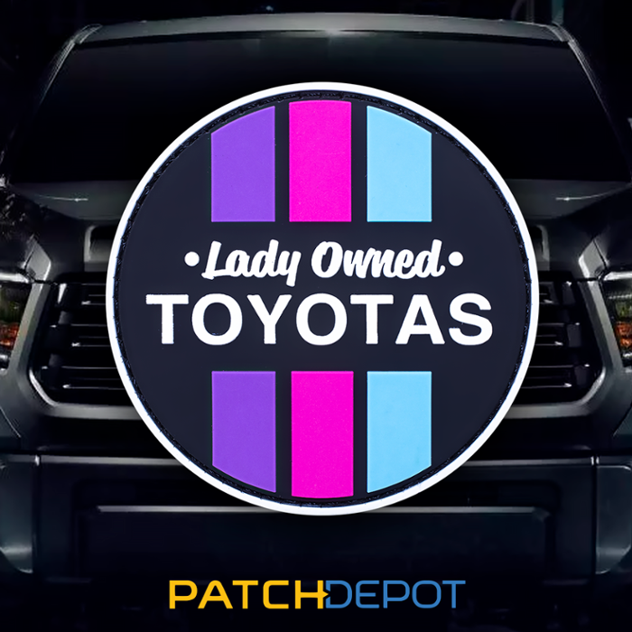 Lady-Owned-Toyotas-PVC-patch-by-Patch-Depot-1